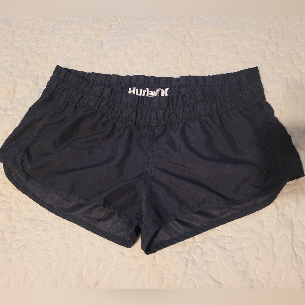 Hurley Women's Black Athletic Shorts